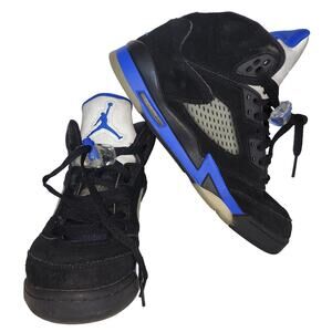 Nike Air Jordan 5 Retro Racer Blue Mens Basketball Shoes Trainers Size 6Y
